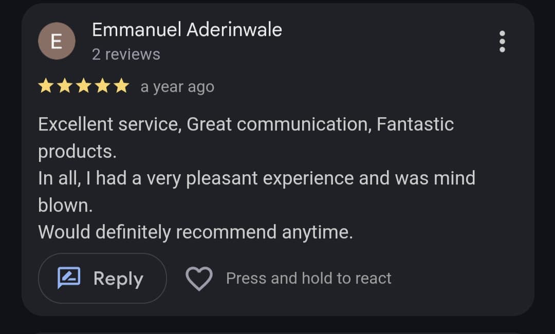 Pianobased Customer review 11