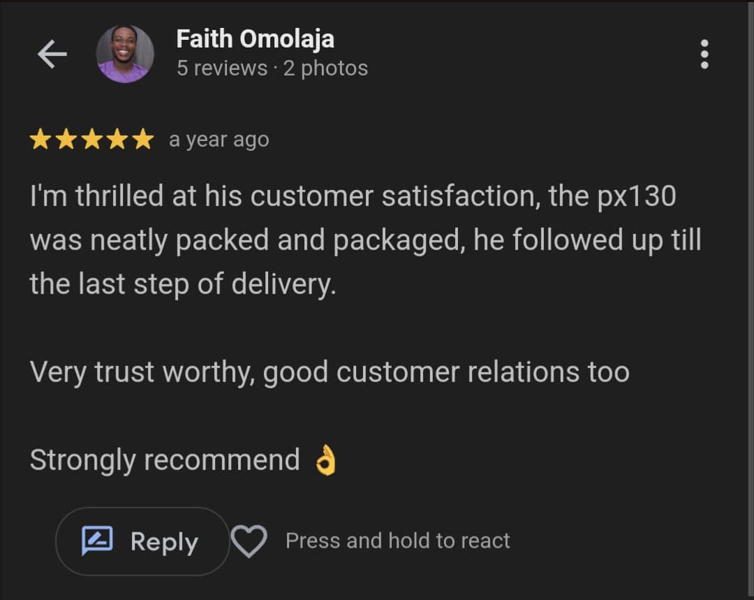 Pianobased Customer review 6